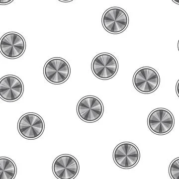 Pattern turn dial knob cartoon vector Ilustração Stock