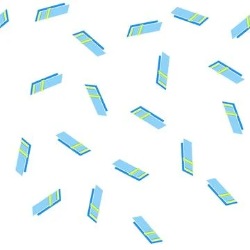 Pattern tv news lower third cartoon vector Illustrazione stock