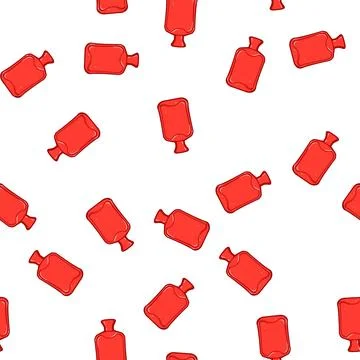 Pattern twinge bottle pain relief cartoon vector Stock Illustration