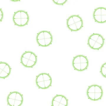 Pattern ui futuristic aim cartoon vector Stock Illustration