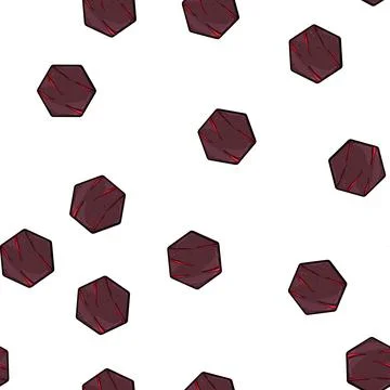 Pattern ui lava game button cartoon vector イラスト素材