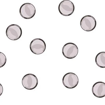Pattern ui round game button cartoon vector 스톡 일러스트