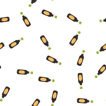 Pattern umami soy sauce cartoon vector Stock Illustration