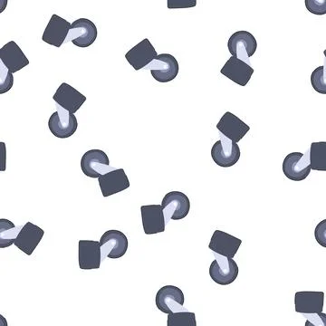 Pattern universal luggage wheels cartoon vector Stock Illustration