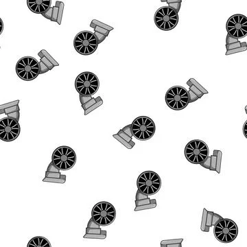 Pattern universal luggage wheels cartoon vector Stock Illustration