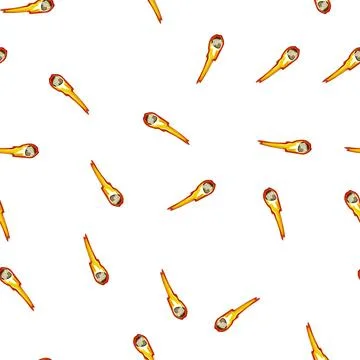 Pattern universe meteor cartoon vector Stock Illustration