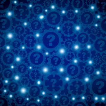 Pattern unknowns design Stock Illustration