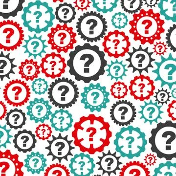 Pattern unknowns design Stock Illustration