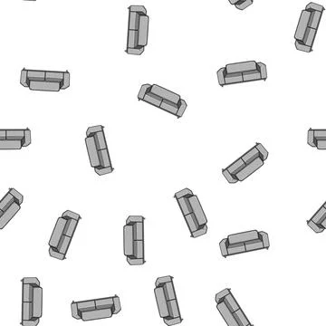Pattern upholstery couch leather cartoon vector Stock Illustration