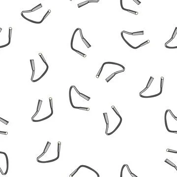 Pattern usb book light cartoon vector Illustrazione stock