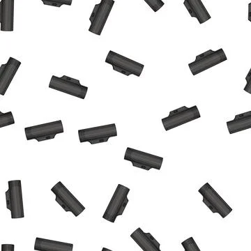 Pattern usb power bank cartoon vector Stock Illustration