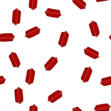 Pattern utensil basin plastic cartoon vector Stock Illustration