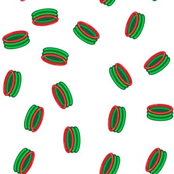 Pattern vacation inflatable swimming pool cartoon vector Stock Illustration