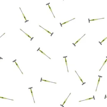 Pattern vacuum electric mop cartoon vector Stock Illustration