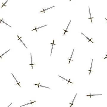 Pattern valor sword knight cartoon vector Illustrazione stock