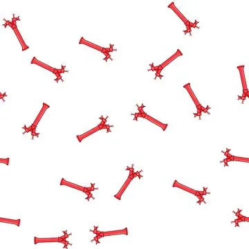 Pattern valve fire hydrant cartoon vector Stock Illustration
