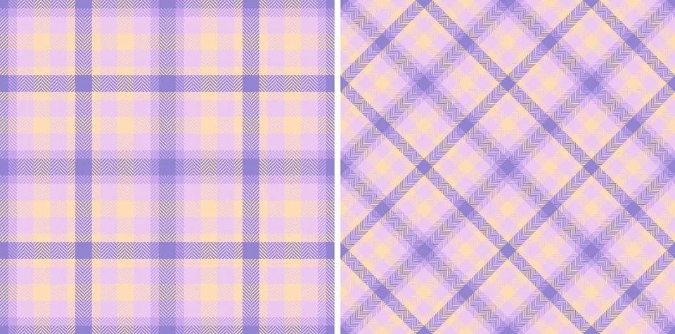 Pattern vector background of plaid textile tartan with a check seamless fab.. Stock Illustration