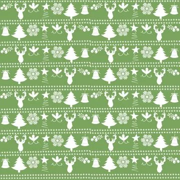 Pattern, vector, seamless, design, ornament, christmas, decoration, illustration Stock Illustration