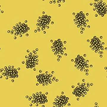 Pattern vegan lentils sketch hand drawn Stock Illustration