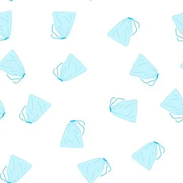 Pattern vegan nut milk strainer bag cartoon vector Stock Illustration