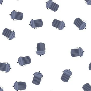Pattern vegetable compost bin cartoon vector Stock Illustration