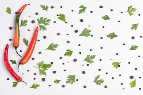 Pattern of vegetables. Food background.  Stock Photos