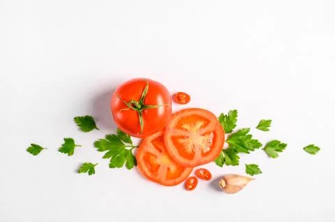 Pattern of vegetables. Food background. Stock Photos