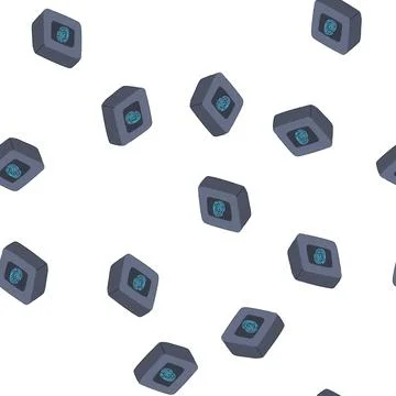 Pattern vein biometric security device cartoon vector Stock Illustration