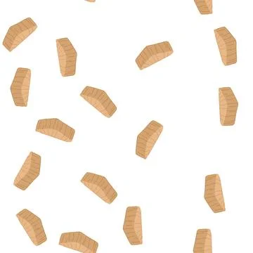 Pattern veneer wood platform cartoon vector Stock Illustration