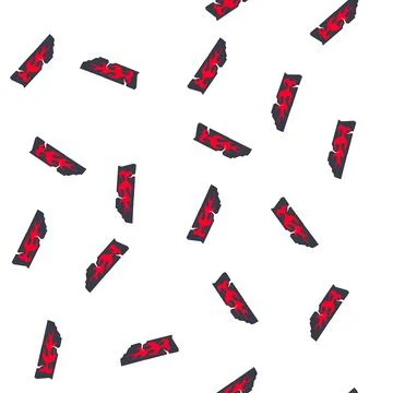Pattern versatile duct tape y2k style cartoon vector Stock Illustration