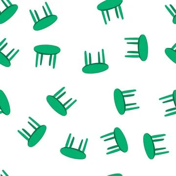 Pattern versatile plastic table cartoon vector Stock Illustration