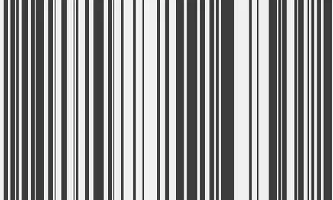 Pattern of vertical stripes, black and white thin and thick lines. Irregular  Illustrazione stock