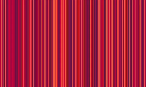 Pattern of vertical stripes, colorful thin and thick lines. Irregular strip.. Illustrazione stock
