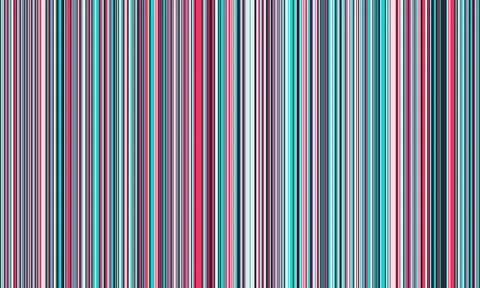 Pattern of vertical stripes, colorful thin and thick lines. Irregular strip.. Illustrazione stock