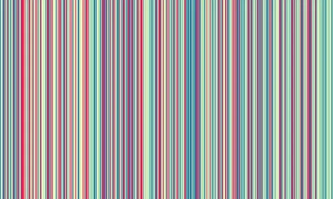 Pattern of vertical stripes, colorful thin and thick lines. Irregular strip.. Illustrazione stock