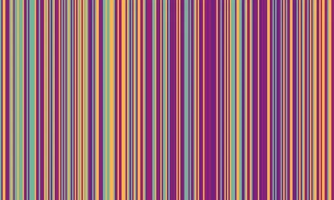 Pattern of vertical stripes, colorful thin and thick lines. Irregular strip.. 스톡 일러스트