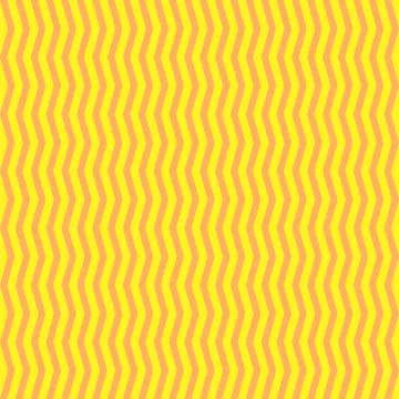 Pattern of vertical yellow-orange angular wavy lines Stock Illustration