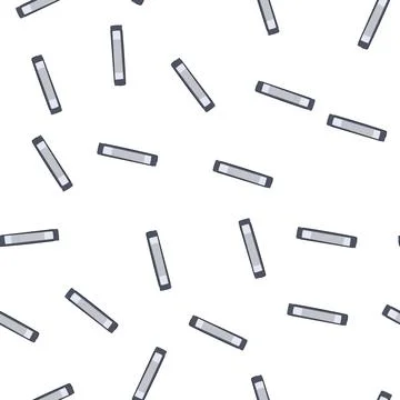 Pattern vhs video cassette tape retro side view Stock Illustration