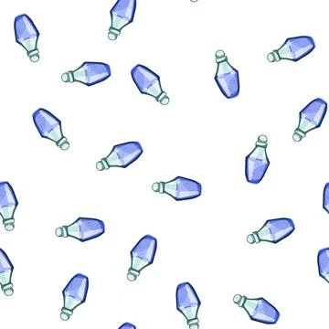 Pattern vial potion bottle cartoon vector Stock Illustration