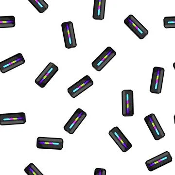 Pattern vibration speaker music cartoon vector Stock Illustration