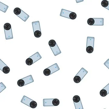 Pattern video action camera cartoon vector Stock Illustration