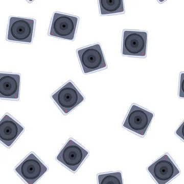 Pattern video action camera cartoon vector Stock Illustration