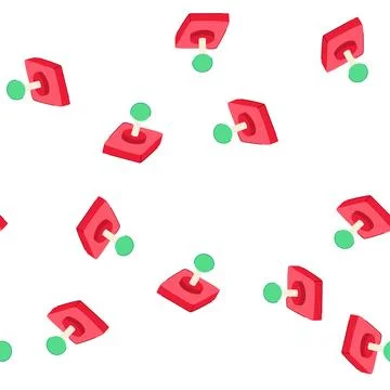 Pattern video arcade joystick cartoon vector Stock Illustration