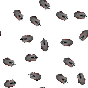 Pattern video game mouse cartoon vector Ilustração Stock