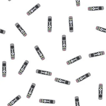 Pattern video tv remote cartoon vector 스톡 일러스트