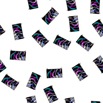 Pattern video tv screen cartoon vector Stock Illustration