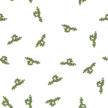 Pattern vine green ivy cartoon vector Stock Illustration