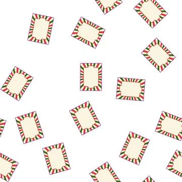 Pattern Vintage circus frame template with radial stripes Stock Illustration