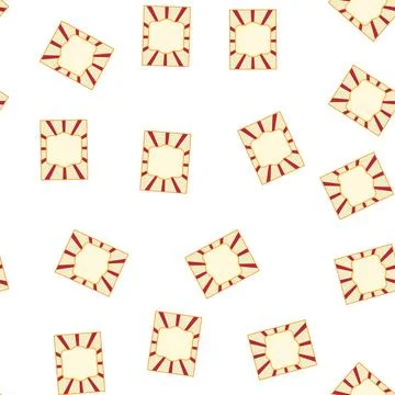 Pattern Vintage circus poster design with blank frame background イラスト素材