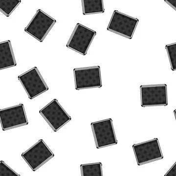 Pattern vintage guitar amplifier cartoon vector Stock Illustration
